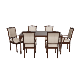 Lorca Dining Table Set 3D - 3D Model