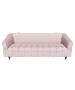 Contemporary Pink Sofa 3D Model - 3D Model