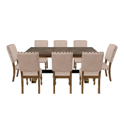Elegant Dining Table Set 3D - Furniture 3D Model