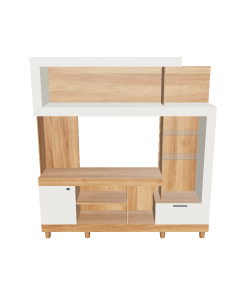 Contemporary Wooden TV Unit 3D - 3D Model