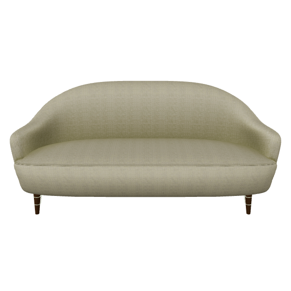 Stylish Mid-Century Sofa Model - 3D Model