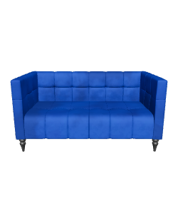 Stylish Blue Sofa Model 3D - 3D Model