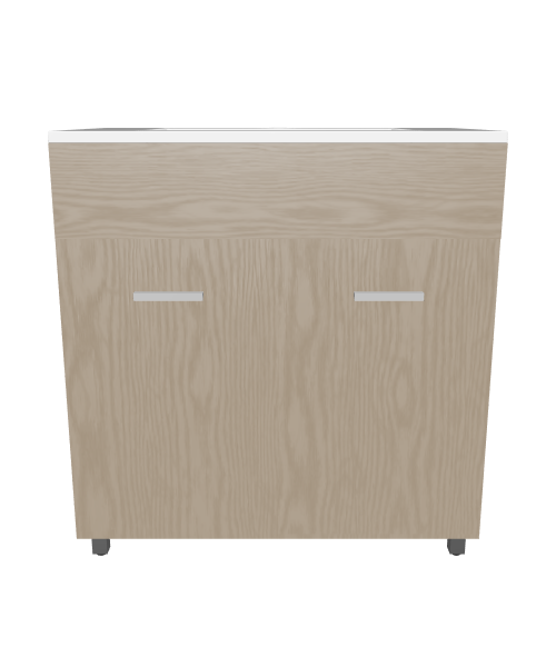 Minimalist Wood Cabinet 3D Model - 3D Model