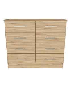 Stylish Wooden Dresser 3D Model - Furniture 3D Model