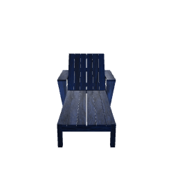 Stylish Outdoor Lounge Chair 3D - Furniture 3D Model