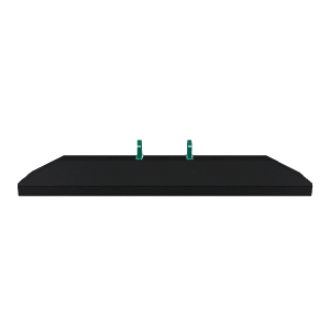Minimalist Black Conference Table 3D - 3D Model