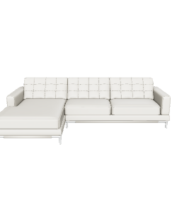 Modern Leather Sectional Sofa 3D - 3D Model