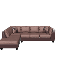 Contemporary L-Shaped Sofa 3D - 3D Model