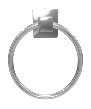 Stylish Bathroom Towel Ring 3D - 3D Model