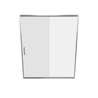 Stylish Sliding Glass Door 3D - Architectural 3D Model