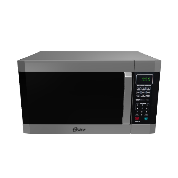 Sleek Modern Microwave 3D Model - 3D Model