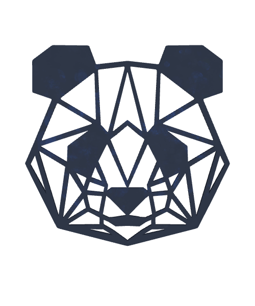 Stylized Panda Head 3D Model - Animals 3D Model