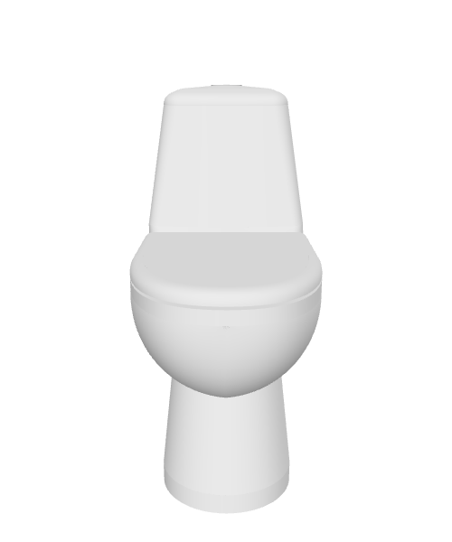 Stylish Modern Toilet 3D Model - Household 3D Model