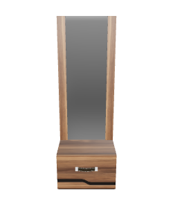 Stylish Wooden Mirror Cabinet 3D - Interior 3D Model