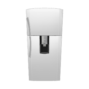 Sleek Modern Refrigerator 3D Model - Household 3D Model