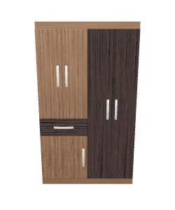 Stylish Modern Wooden Cabinet 3D - Furniture 3D Model