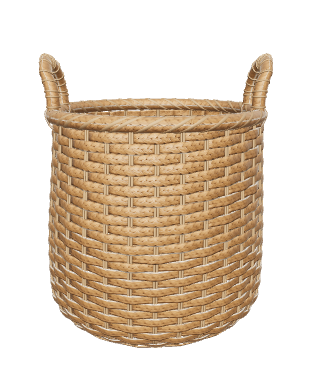 Woven Natural Storage Basket 3D - Household 3D Model