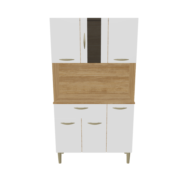 Compact Kitchen Furniture Model 3D - 3D Model
