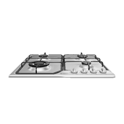 Sleek Gas Cooktop Model 3D - Household 3D Model