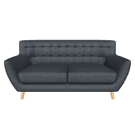 Contemporary Two-Seater Sofa Model - 3D Model