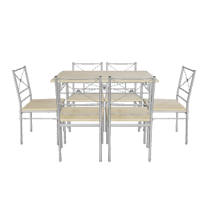 Stylish Dining Table Set 3D - 3D Model