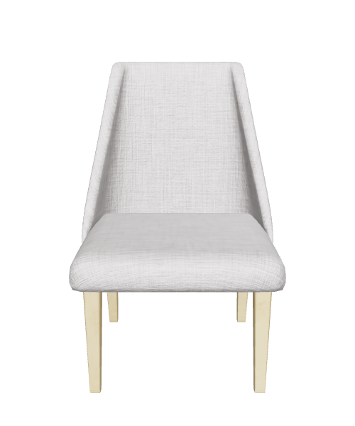 Minimalist Fabric Dining Chair 3D - Furniture 3D Model