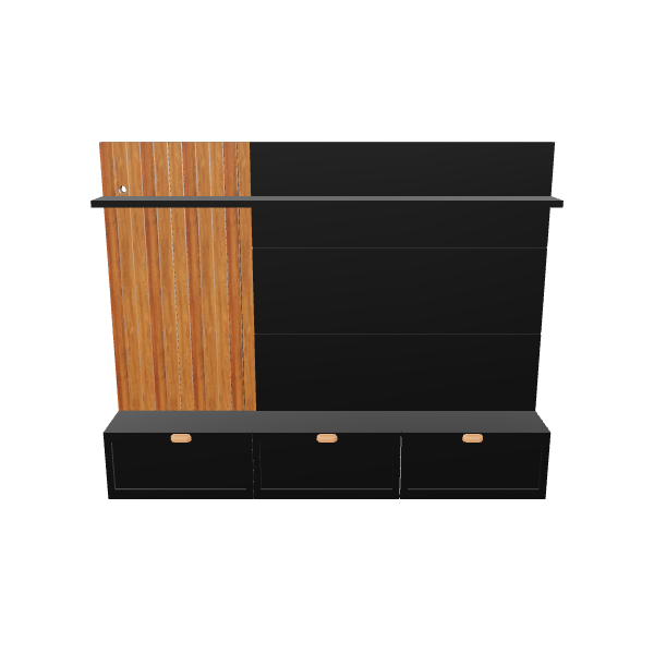 Modern Entertainment Center 3D - Furniture 3D Model