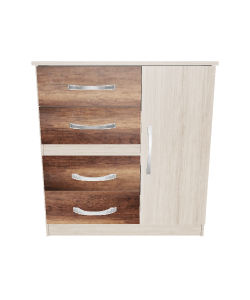 Modern Wooden Cabinet Model 3D - 3D Model
