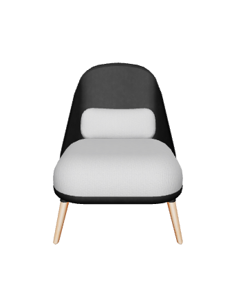 Contemporary Lounge Chair 3D Model - 3D Model