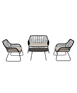 Stylish Outdoor Seating Set 3D - Furniture 3D Model