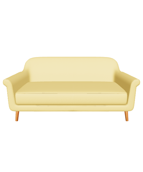 Stylish Modern Sofa 3D Model - 3D Model