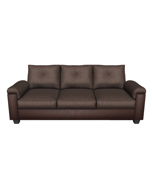 Stylish Modern Sofa 3D Model - 3D Model