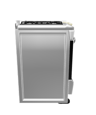 Stylish Modern Refrigerator 3D - 3D Model