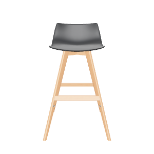 Stylish Bar Stool 3D Model - 3D Model