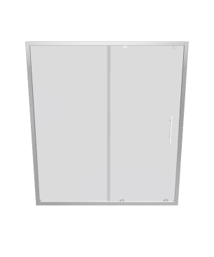 Stylish Glass Shower Door Model - Interior 3D Model