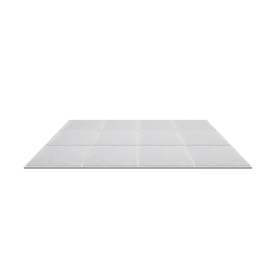 Elegant White Tile Floor 3D - 3D Model