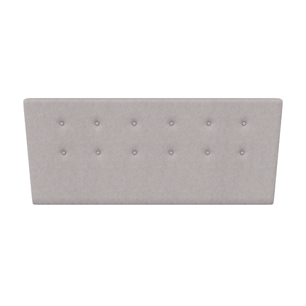 Elegant Fabric Headboard 3D Model - 3D Model