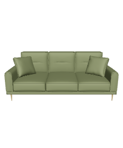 Modern Green Sofa 3D Model - 3D Model