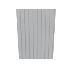 Stylized Vertical Panel Design 3D - Architectural 3D Model