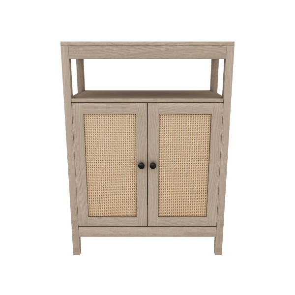 Stylish Wooden Cabinet 3D Model - 3D Model