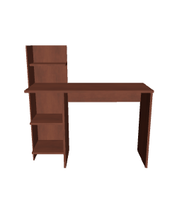 Stylish Wooden Desk Model 3D - 3D Model
