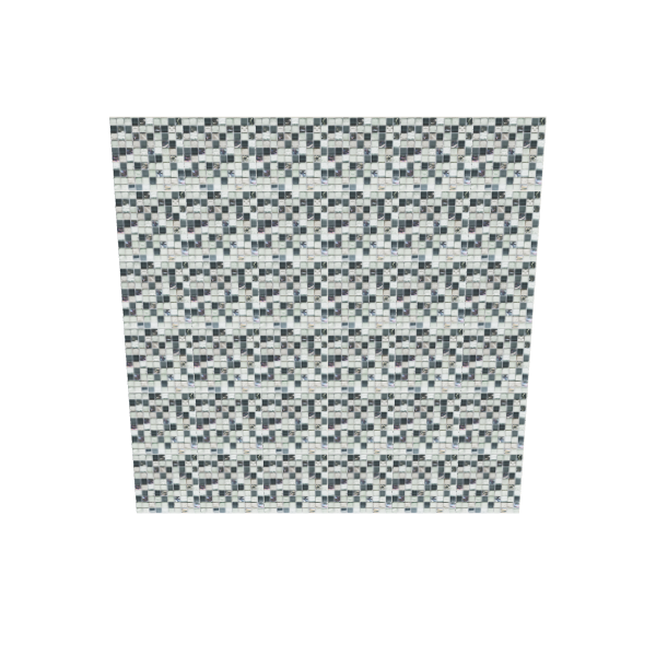 Stylized Mosaic Wall Panel 3D - Interior 3D Model