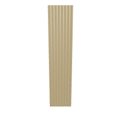 Elegant Vertical Wall Panel Model - 3D Model