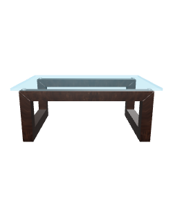 Modern Glass Table 3D Model - 3D Model