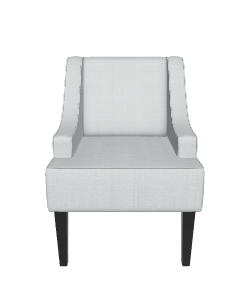Contemporary Accent Chair 3D Model - Furniture 3D Model