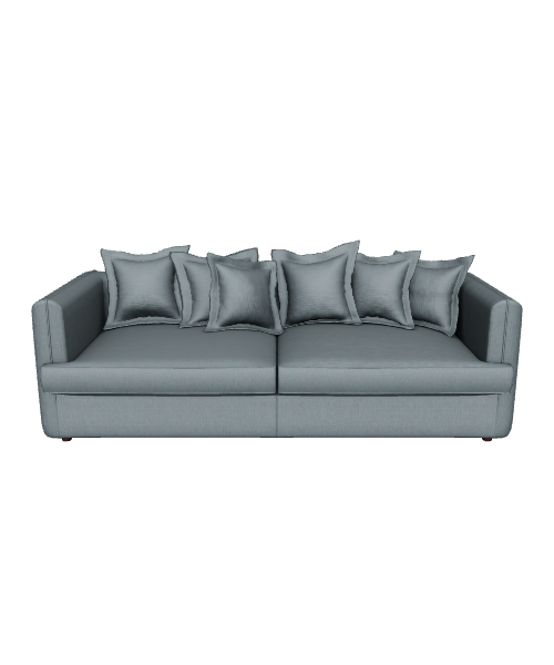 Stylish Modern Fabric Sofa 3D - 3D Model