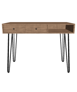 Cincinnatti Desk with Drawers 3D - 3D Model