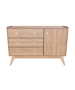 Scandinavian Storage Cabinet 3D - 3D Model