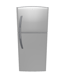 Sleek Refrigerator 3D Model - 3D Model
