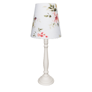 Floral Table Lamp 3D Model - 3D Model